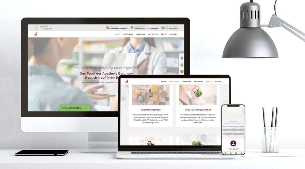 Website-Referenz Apotheke Bergheim